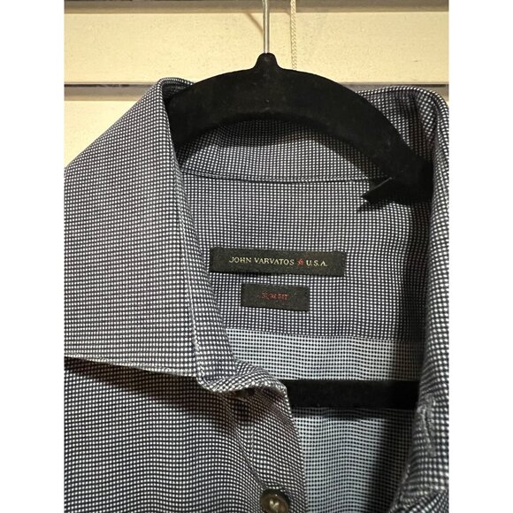 John Varvatos Long Sleeve Button Up Shirt - Size‎ - 15.5 - Picture 3 of 5